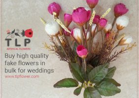 Buy high quality fake flowers in bulk for weddings